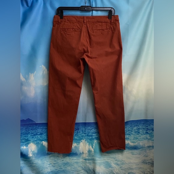 Frank & Eileen WICKLOW The Italian Chino Italian Performance Twill Size: 4 RUST - Picture 10 of 15